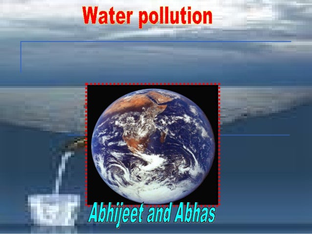 Water Pollution water-pollution