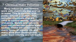 Water pollution