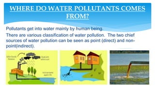 Water pollution