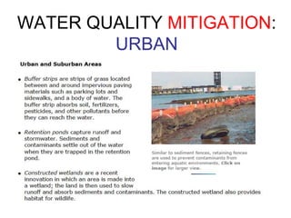 WATER QUALITY MITIGATION:
URBAN
 