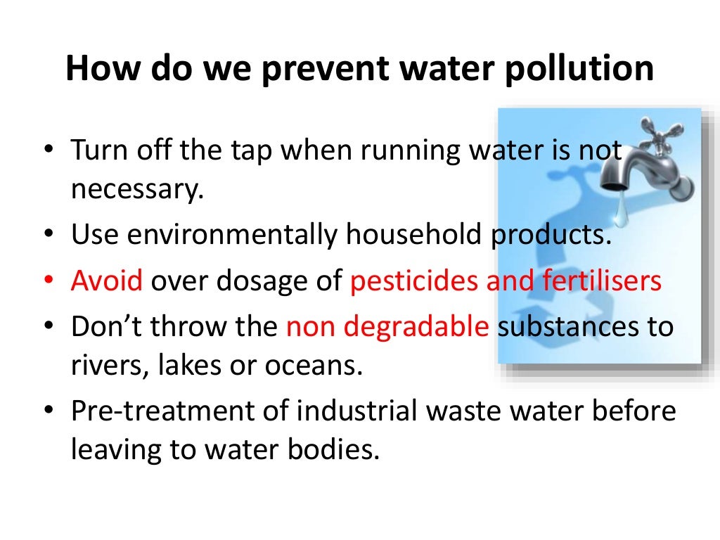 Water pollution and its management ppt