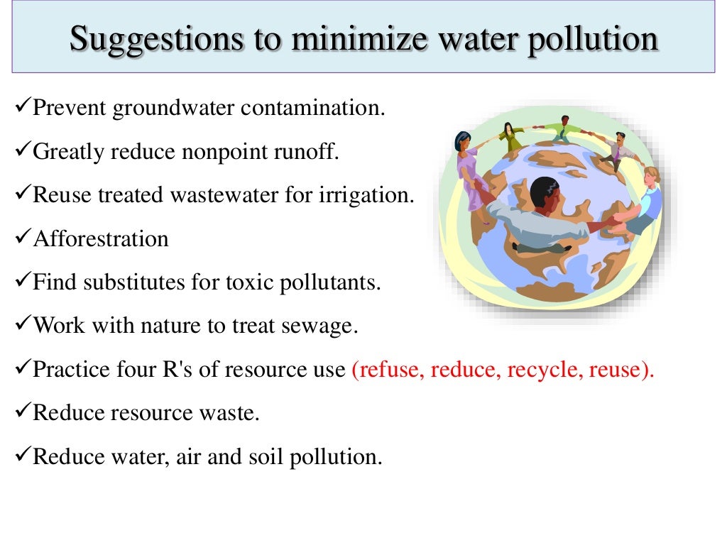 Water pollution and its management ppt