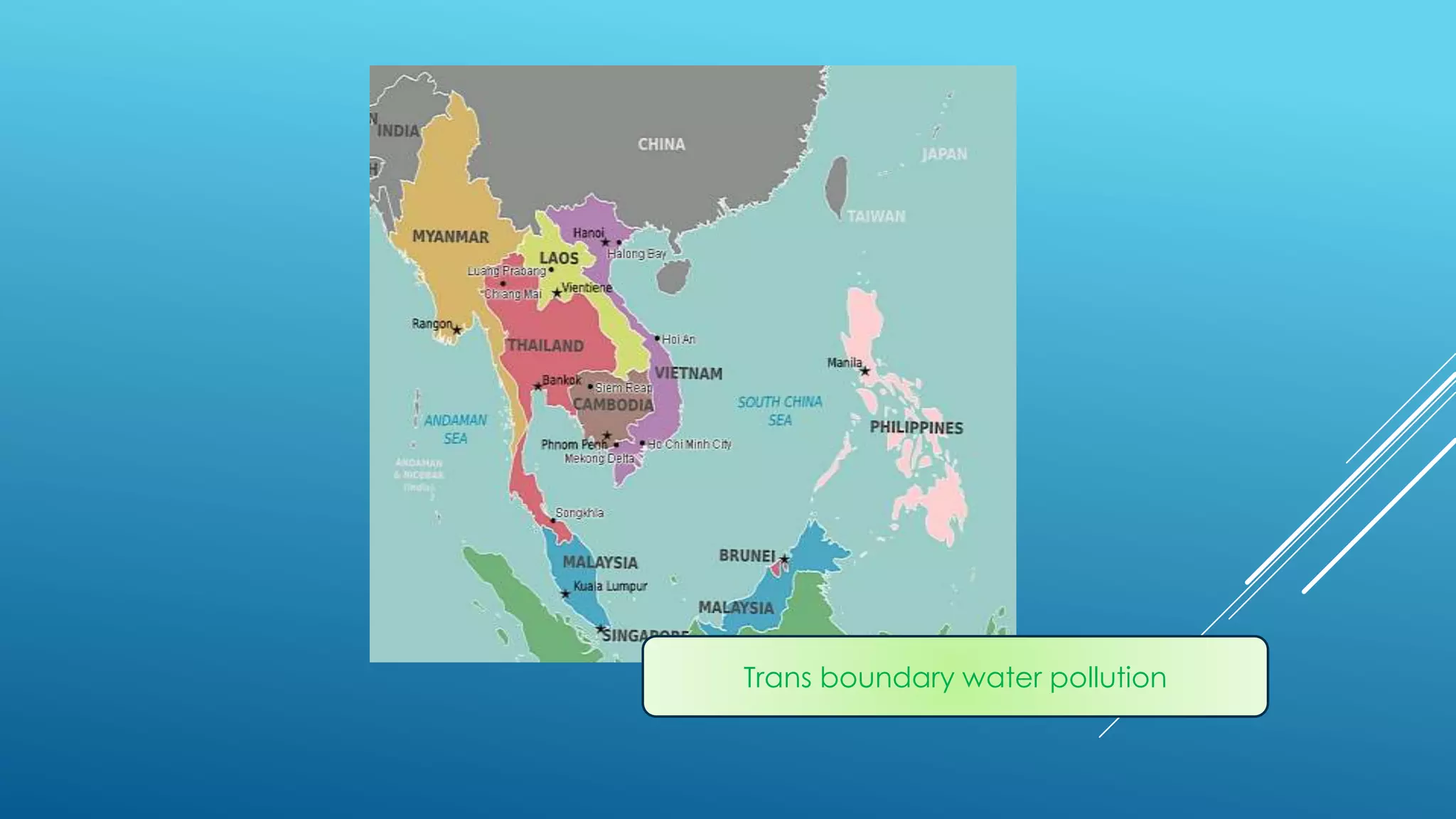 Trans boundary water pollution
 