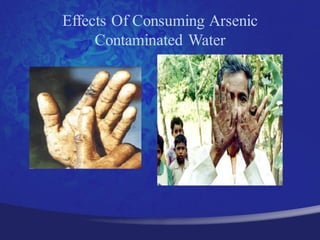 Effects Of Consuming Arsenic
     Contaminated Water
 