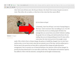 Water pollution in India