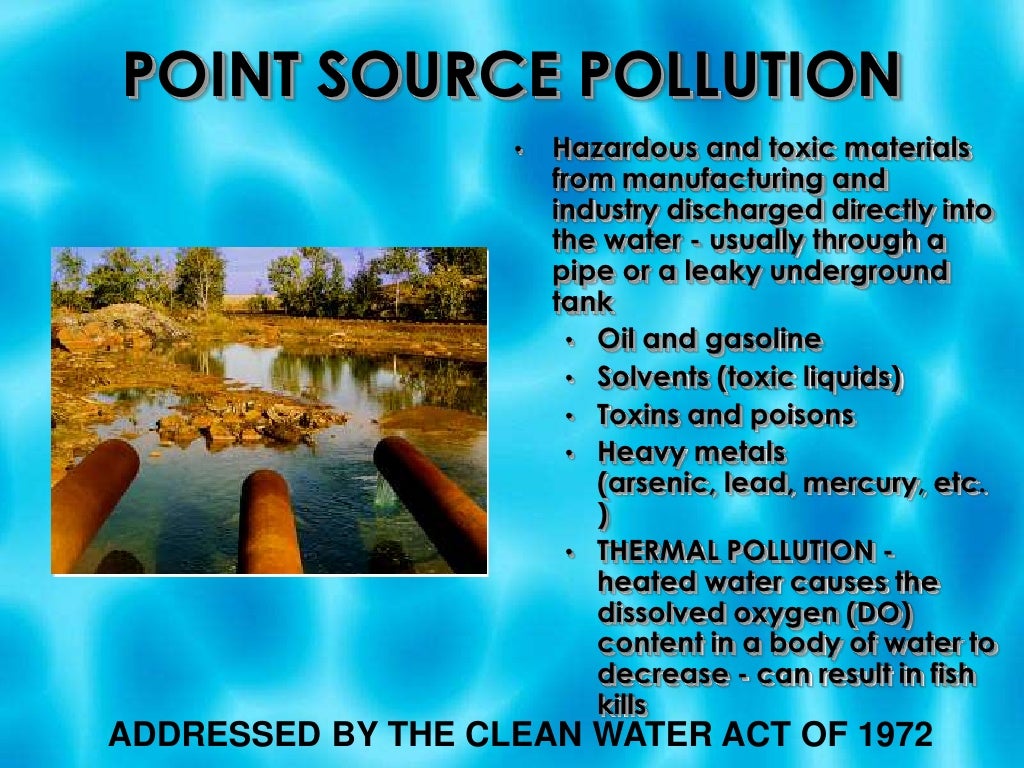 Water pollution power point