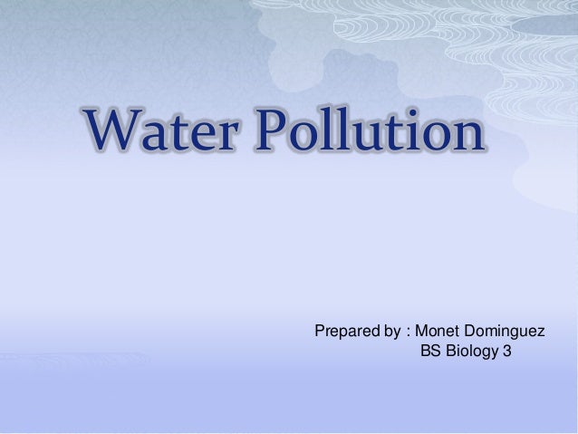water pollution ppt water pollution ppt, Presentation templates