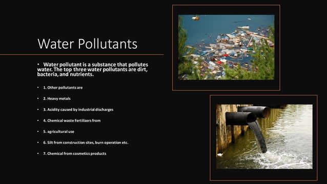 Water pollution ppt | PPT