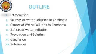 conclusion of water pollution