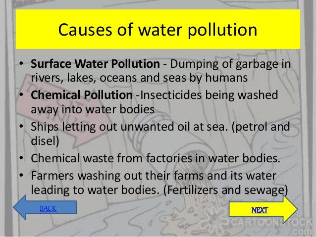 What are the causes of garbage pollution?