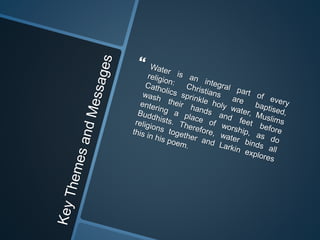 "Water" by Philip Larkin