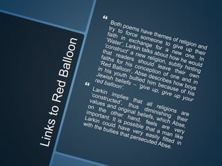 "Water" by Philip Larkin