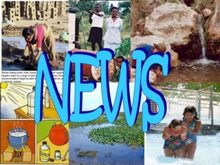 Uses of Fresh WaterTypesHousehold: The 15% of water is use for household. Household uses are:DrinkingBathingWaterCookingSanitationGardening Recreational: Recreational water has a small use. Recreational use is mostly needed for reservoirs. This type of use of water is specific for places and good times. Industrial: The 15% of water is use for industrial things. The major use of industrial is power plants. Oil  refineries which is use with a chemical process. Manufacturing plants which use water as a solvent. Industrial water is lower than agricultural water.     Environmental water has a small  use. Environmental water is use mostly for:Artificial wetlandsArtificial lakes This is to create a wildlife habitat.     Agricultural: The 69% of water is use for irrigation. Irrigation in some areas is necessary for crops grow. Aquaculture: is a small agricultural growing.