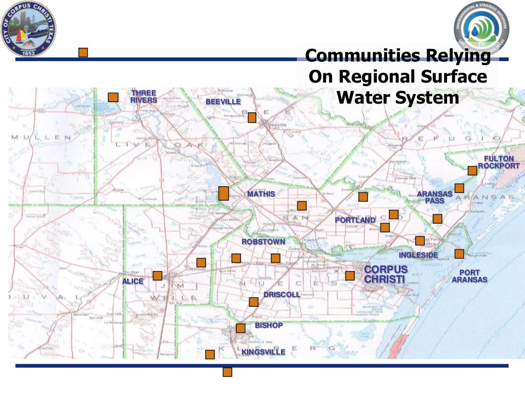 Water presentation port of corpus christi