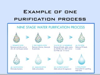 Example of one
purification process
 