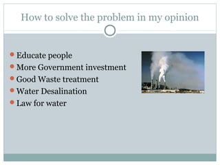 Water problems | PPT