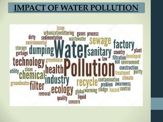 IMPACT OF WATER POLLUTION
 