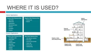 Waterproofing in structure | PPTX