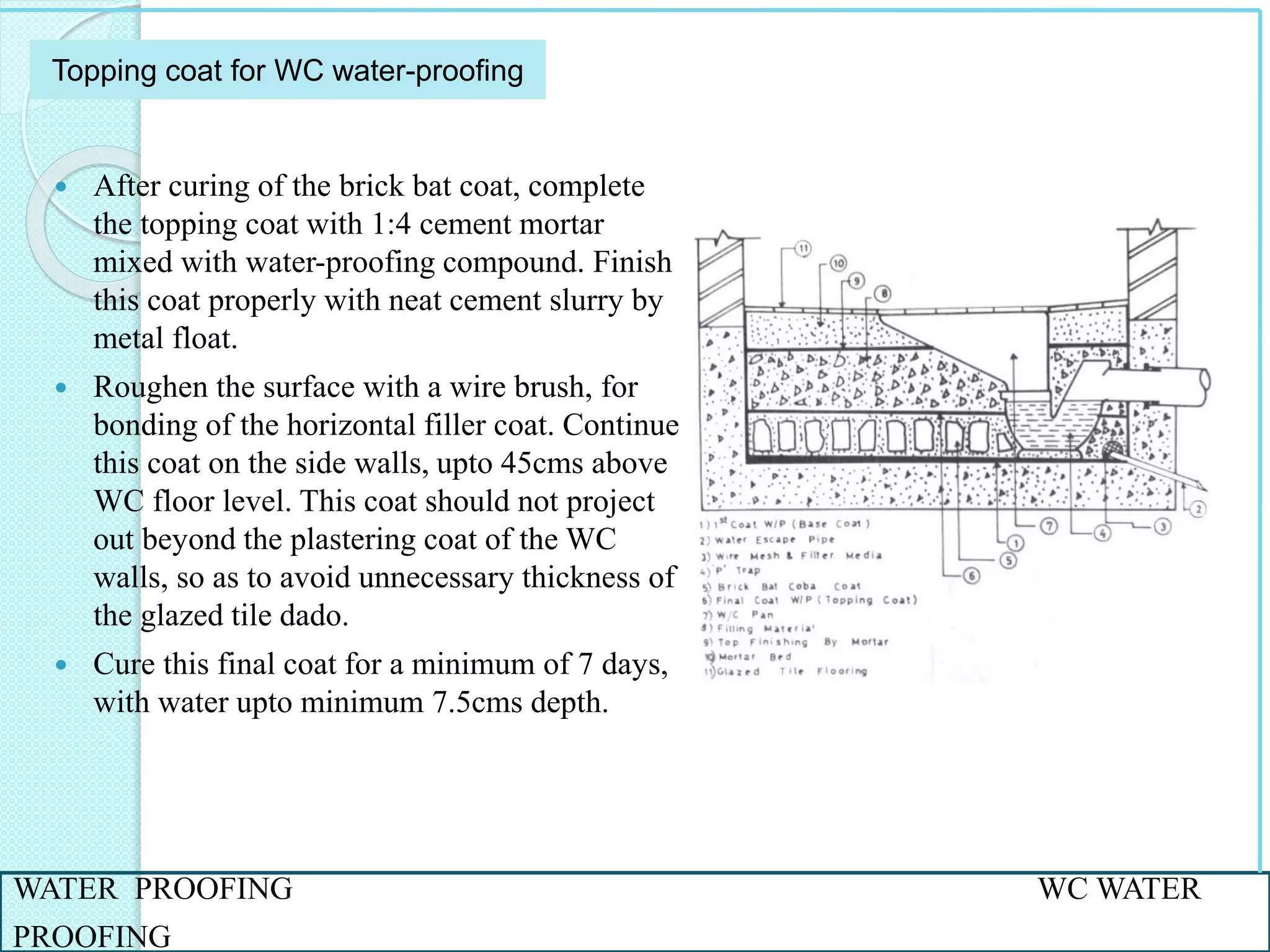 Water proofing in buildings | PPTX
