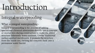 Comprehensive Guide to Integral Waterproofing in Concrete Construction ...