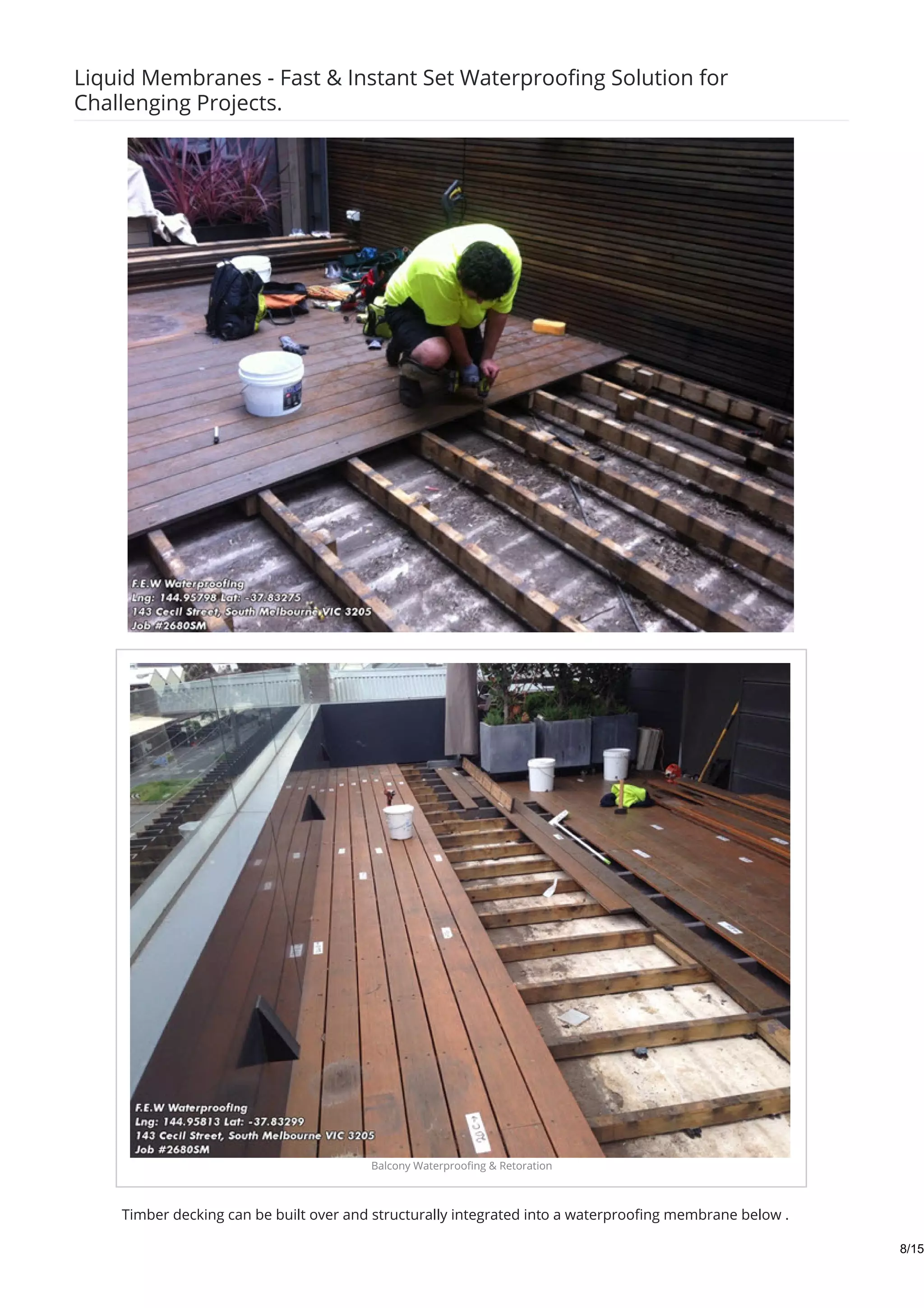 Waterproofing Method for Concrete Roof Slab - How to Repair Leaking ...