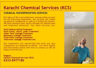 Waterproofing services