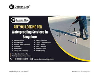 Waterproofing Services in Bangalore PPT.ppt