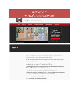 Welcome to
www.duracore.com.au
 
