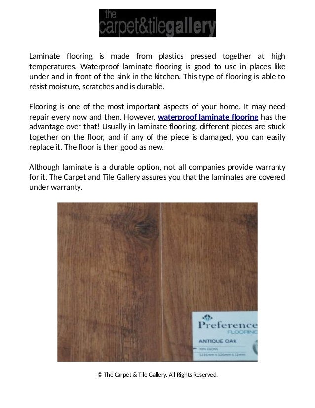 Waterproof Laminate Flooring For Your House