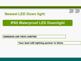 IP65 Waterproof LED Downlight
XINGHUO LED TECH LIMITED
Newest LED Down light
Your best LED lighting partner in China
 