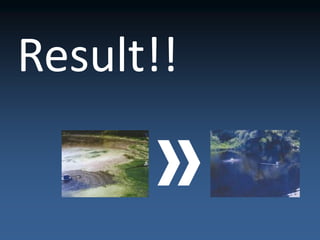 Revive waste pond, too!