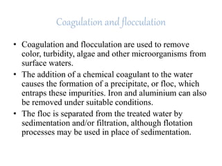 Water purificatin | PPTX