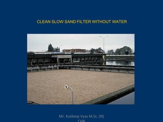 CLEAN SLOW SAND FILTER WITHOUT WATER
Mr. Kuldeep Vyas M.Sc. (N)
 