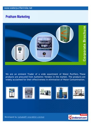 We are an eminent Trader of a wide assortment of Water Purifiers. These
products are procured from Authentic Vendors in th...