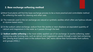 SIMPLE NOTES ON WATER HARDNESS AND SOFTENING METHODS | PPTX