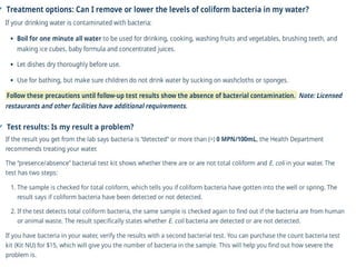 Drinking Water Quality Evaluation   .ppt