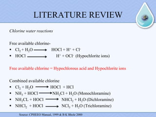 Water Quality In Mumbai : Chlorinated Compounds In Potable Water | PDF