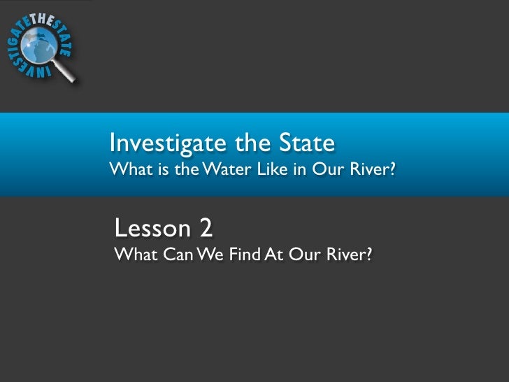 Water Quality Lesson 2