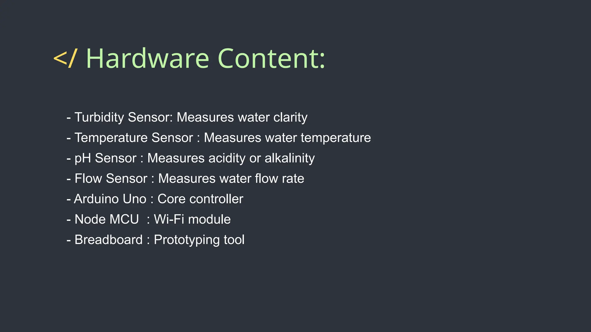 water quality monitoring system based on iot.pptx