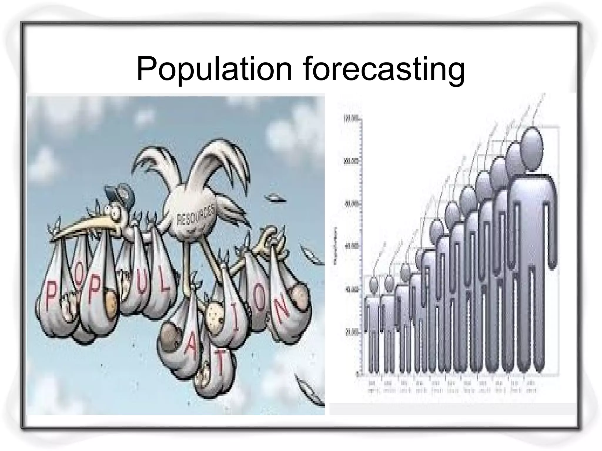 Population forecasting
 