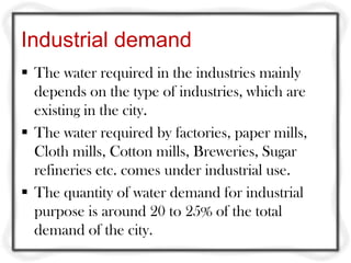 Water requirements | PPT
