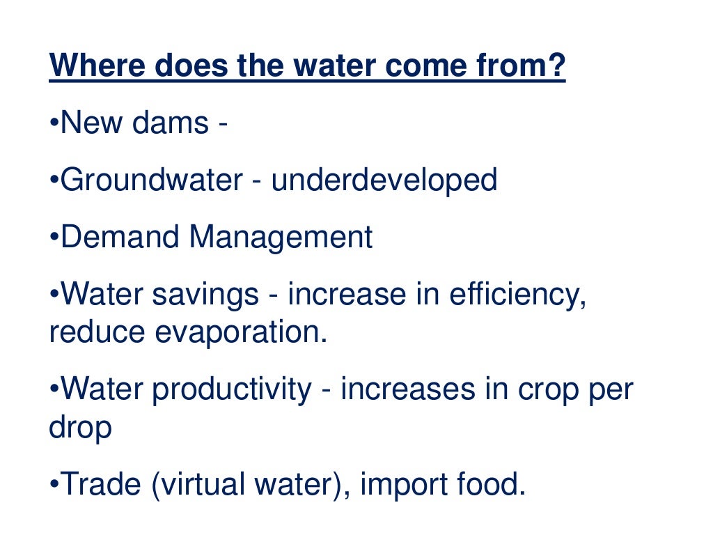 Water resource engineering