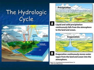 The Hydrologic
Cycle
 