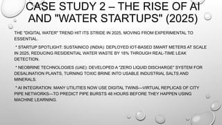 Water Resources presentation with case study | PPTX
