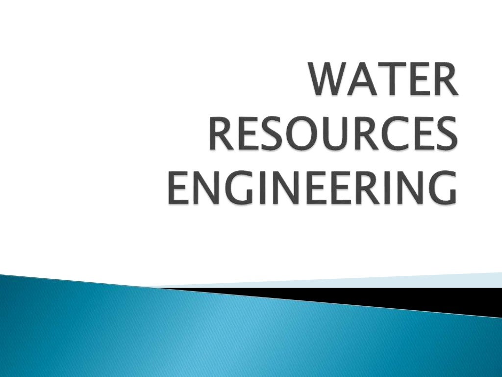 Water resources engineering