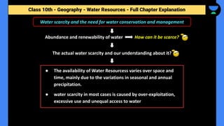 Water Resources full chapter explanation.pdf