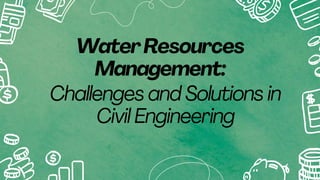 Water Resources Management: Navigating Challenges with Amir Parekh