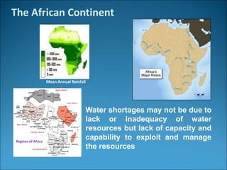 Water resources management in africa | PPTX