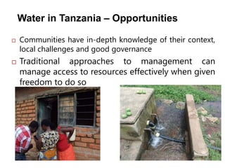 Water Resource Mapping in Tanzania | PPTX