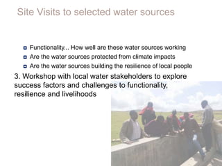 Water Resource Mapping in Tanzania | PPTX